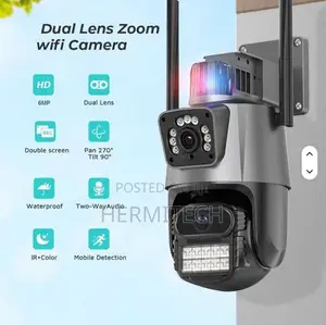 4G Enabled Dual Lens CCTV With SIM Slot, PTZ and Night Vision