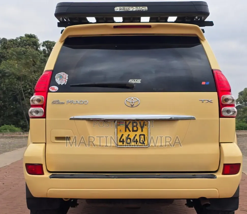 Toyota Land Cruiser Prado 2007 Yellow