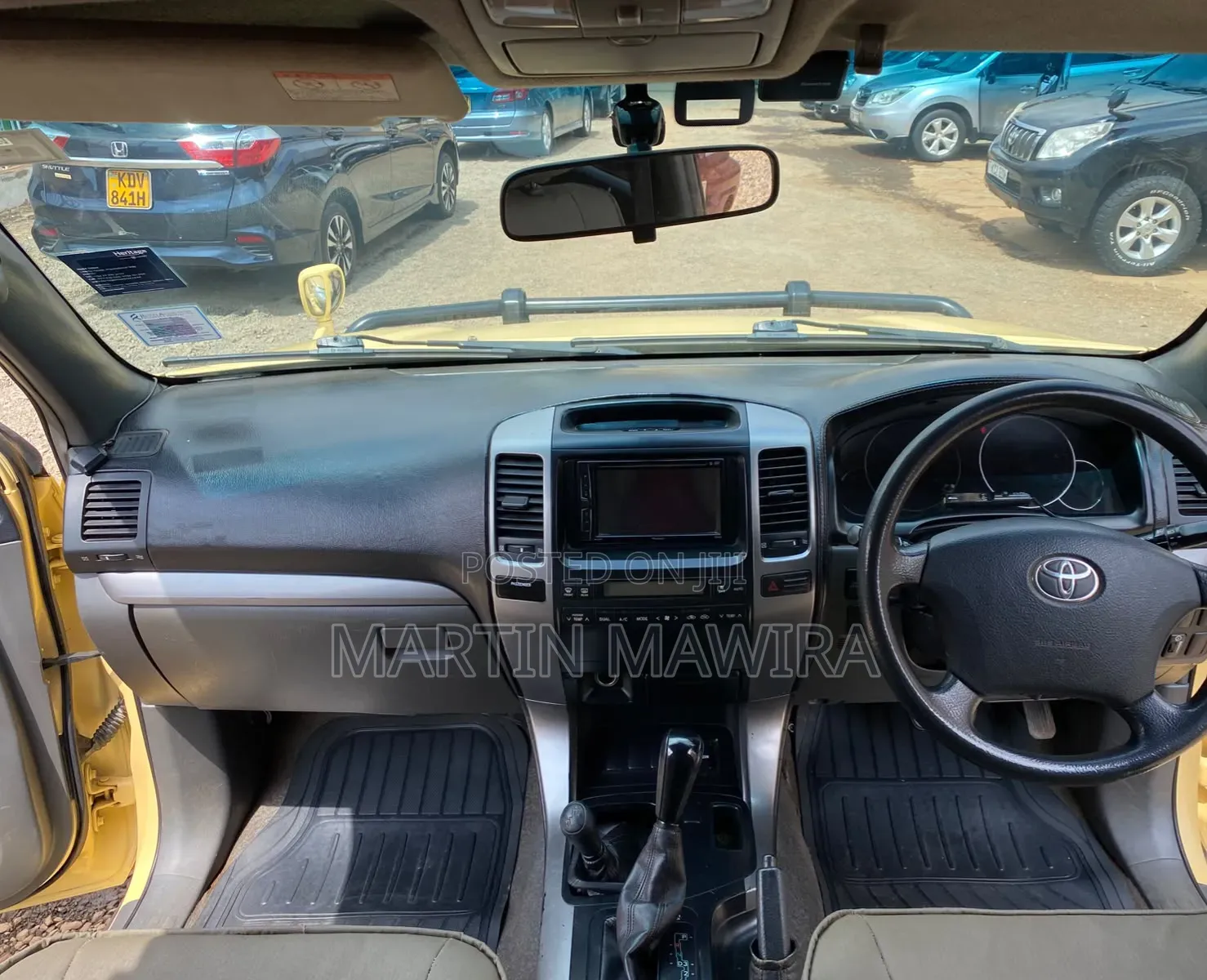 Toyota Land Cruiser Prado 2007 Yellow