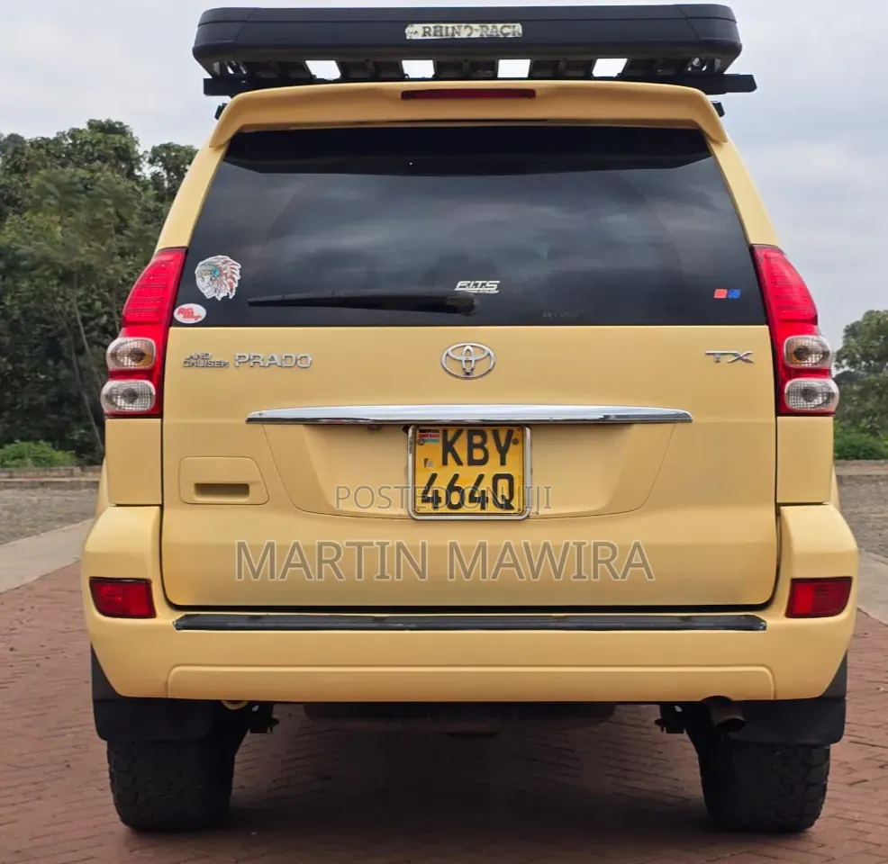 Toyota Land Cruiser Prado 2007 Yellow
