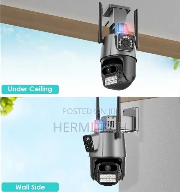Smart Dual Lens 6MP 4G CCTV With SIM Card and Remote PTZ