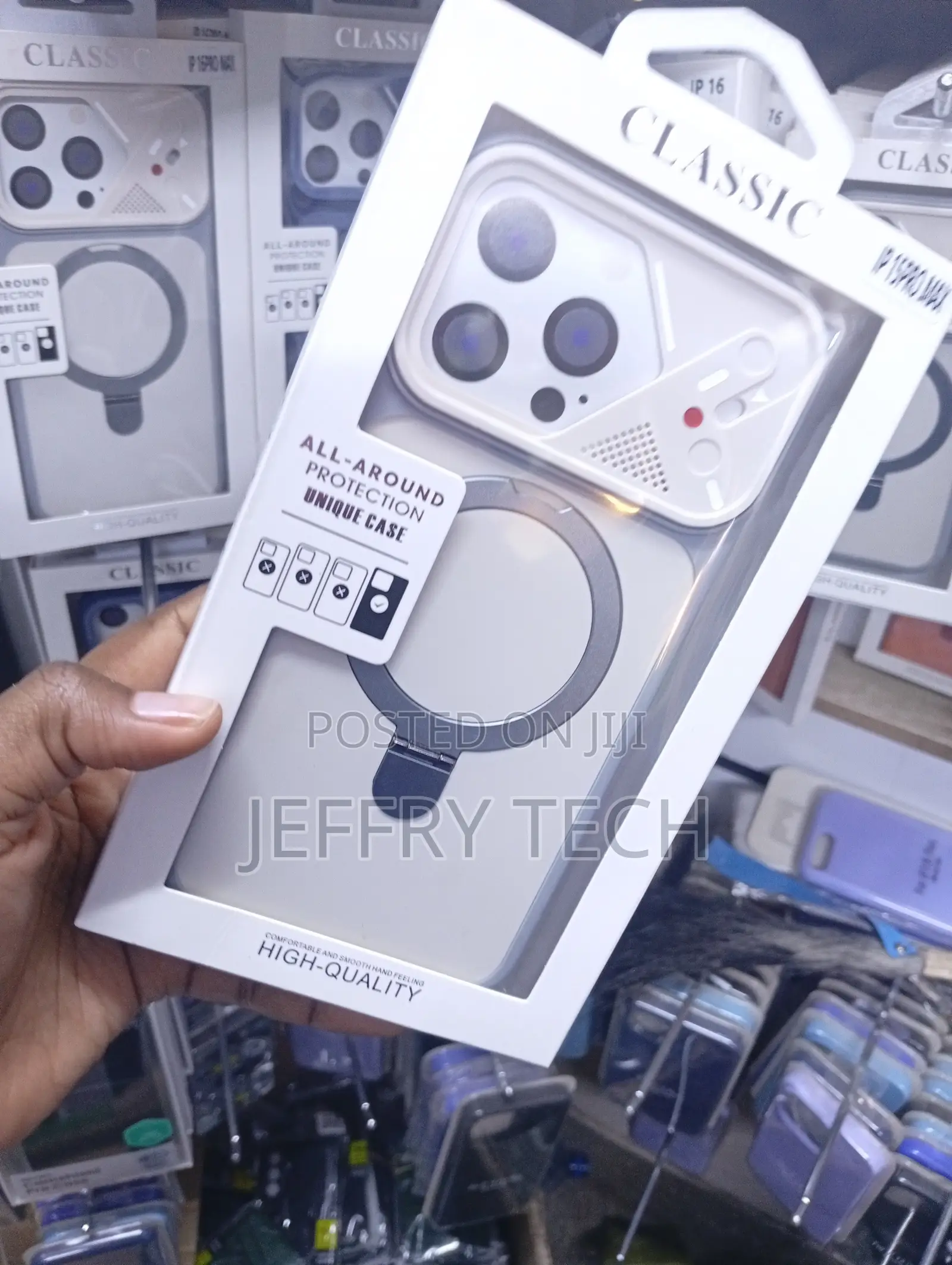 Classic IP 15 Pro Max MagSafe Armor Case Features a Futuristic