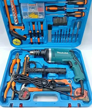 Makita Toolbox With Impact Drill