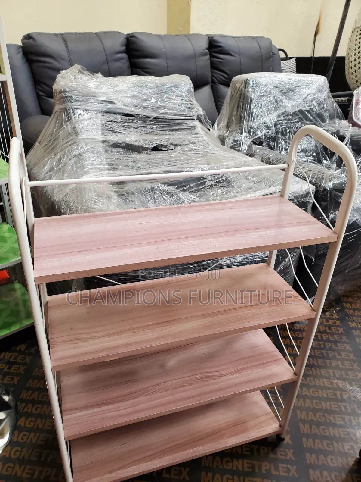 4-Tier Multipurpose Display Shoerack