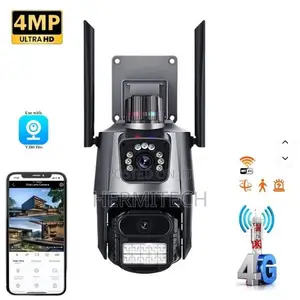 4G SIM Dual Lens CCTV With 6MP Imaging and Intelligent PTZ