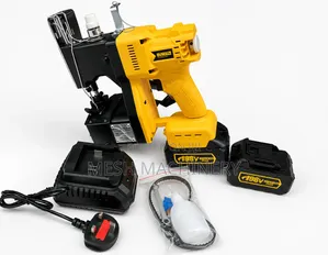 Industrial Cordless Bag Closer With 2big 198v Battery and Slide Charge