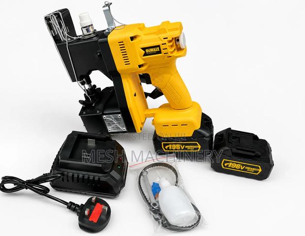 Industrial Cordless Bag Closer With 2big 198v Battery and Slide Charge