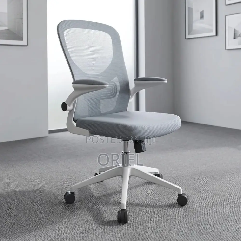 Office Chair : Gray Backrest Office Chair