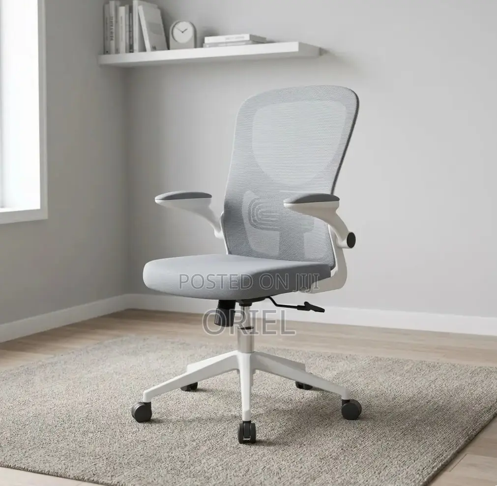 Office Chair : Gray Backrest Office Chair