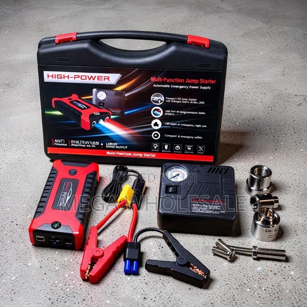 Factory Direct Prices 12V 99800mAh CarJump Starter With Air Compressor