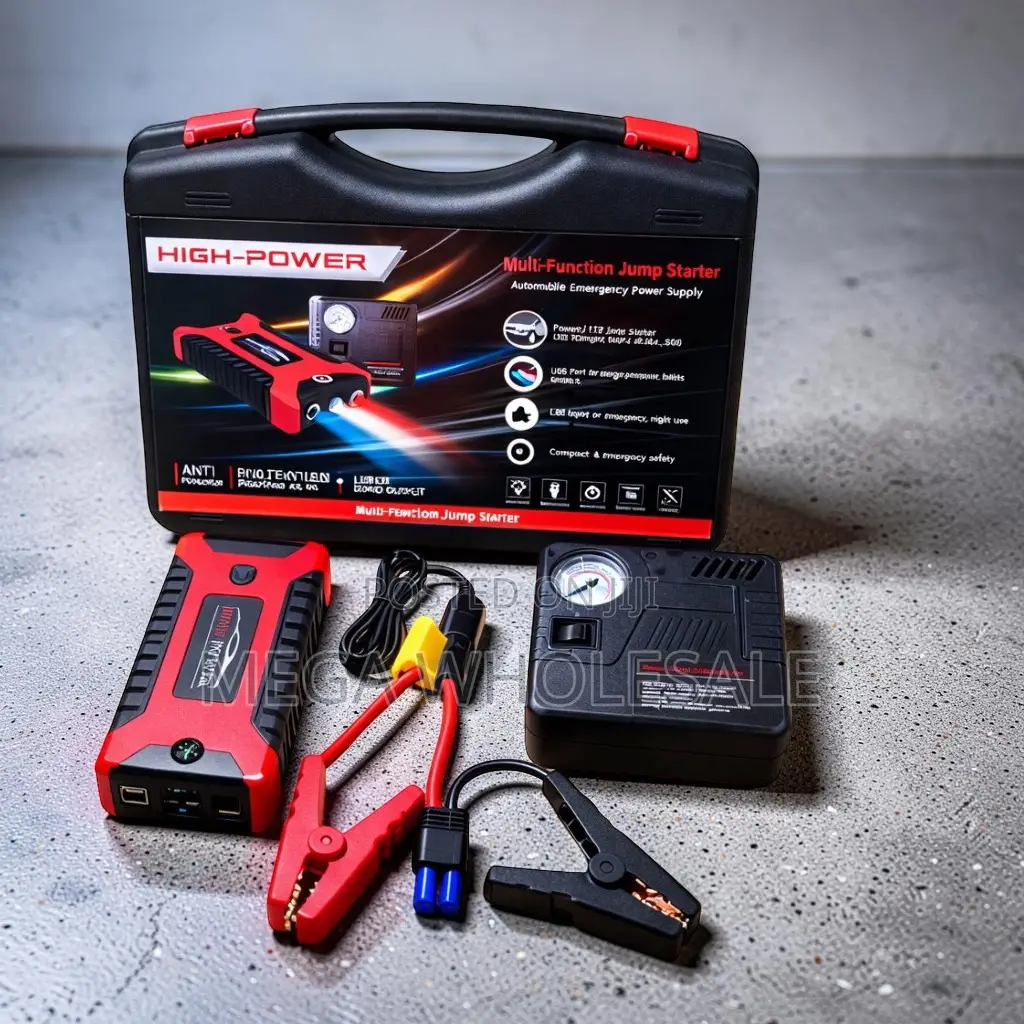 Factory Direct Prices 12V 99800mAh CarJump Starter With Air Compressor