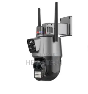 Smart 4G Dual Lens CCTV With SIM Card, Night Lights and PTZ