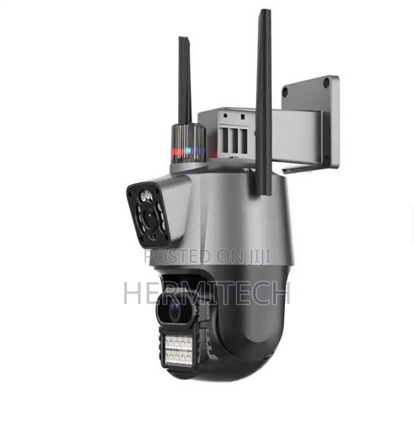Smart 4G Dual Lens CCTV With SIM Card, Night Lights and PTZ - main view