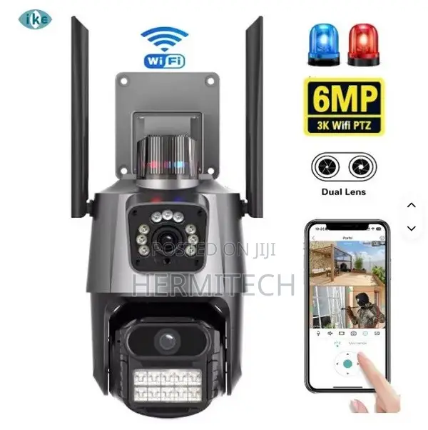 Dual Lens 6MP 4G CCTV With SIM Slot for Flexible Remote Security