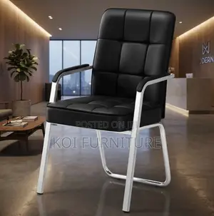Office Chairs; Mid Back Leather Home Office Visitor Chair