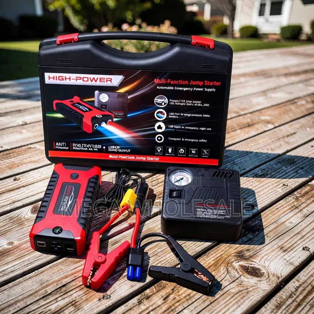 Manufacturer Prices 12V 99800mAh Car Jump Starter With Air Compressor