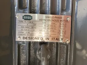 STCL Single Phase 5hp Motor