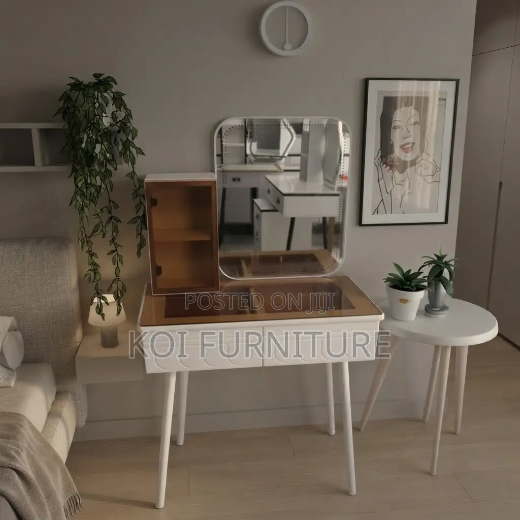 Dressers; Golden Dressing Vanity Table