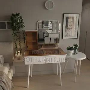 Dressers; Golden Dressing Vanity Table