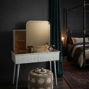 Dressers; Golden Dressing Vanity Table