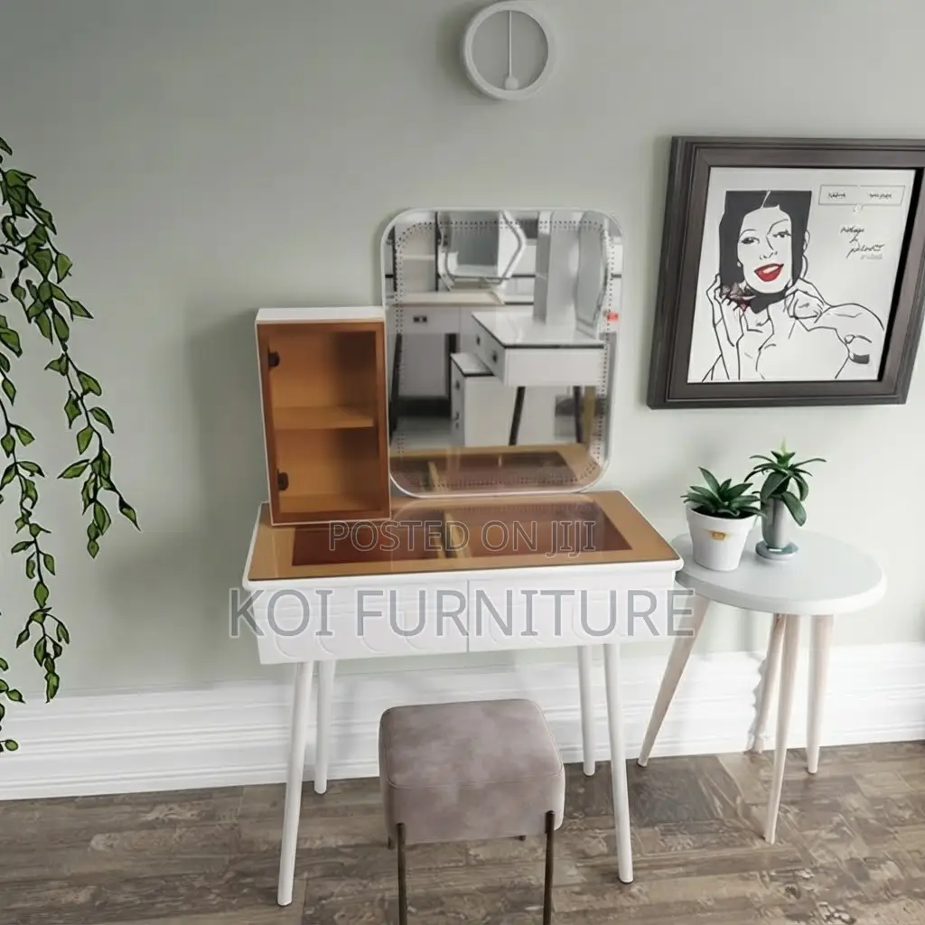 Dressers; Golden Dressing Vanity Table