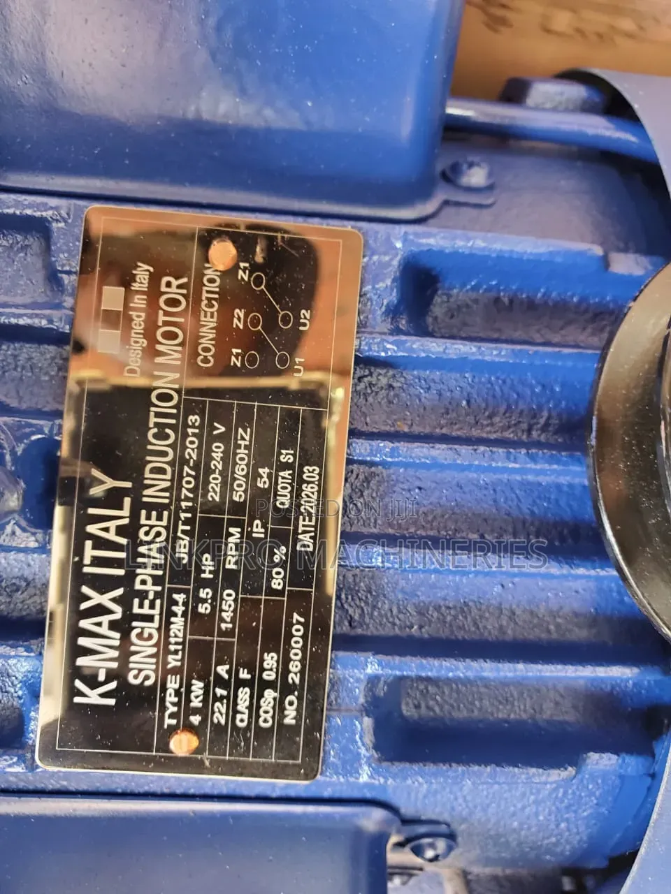 Kmax Italy 5hp Low Speed Motor