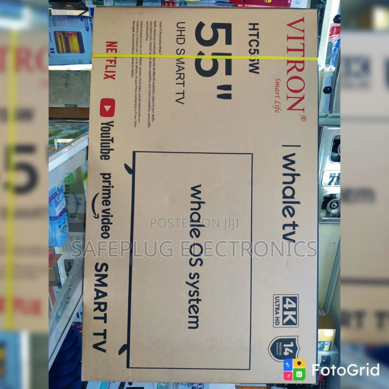 Vitron Whale 55′′ Smart UHD TV – Big Screen Entertainment