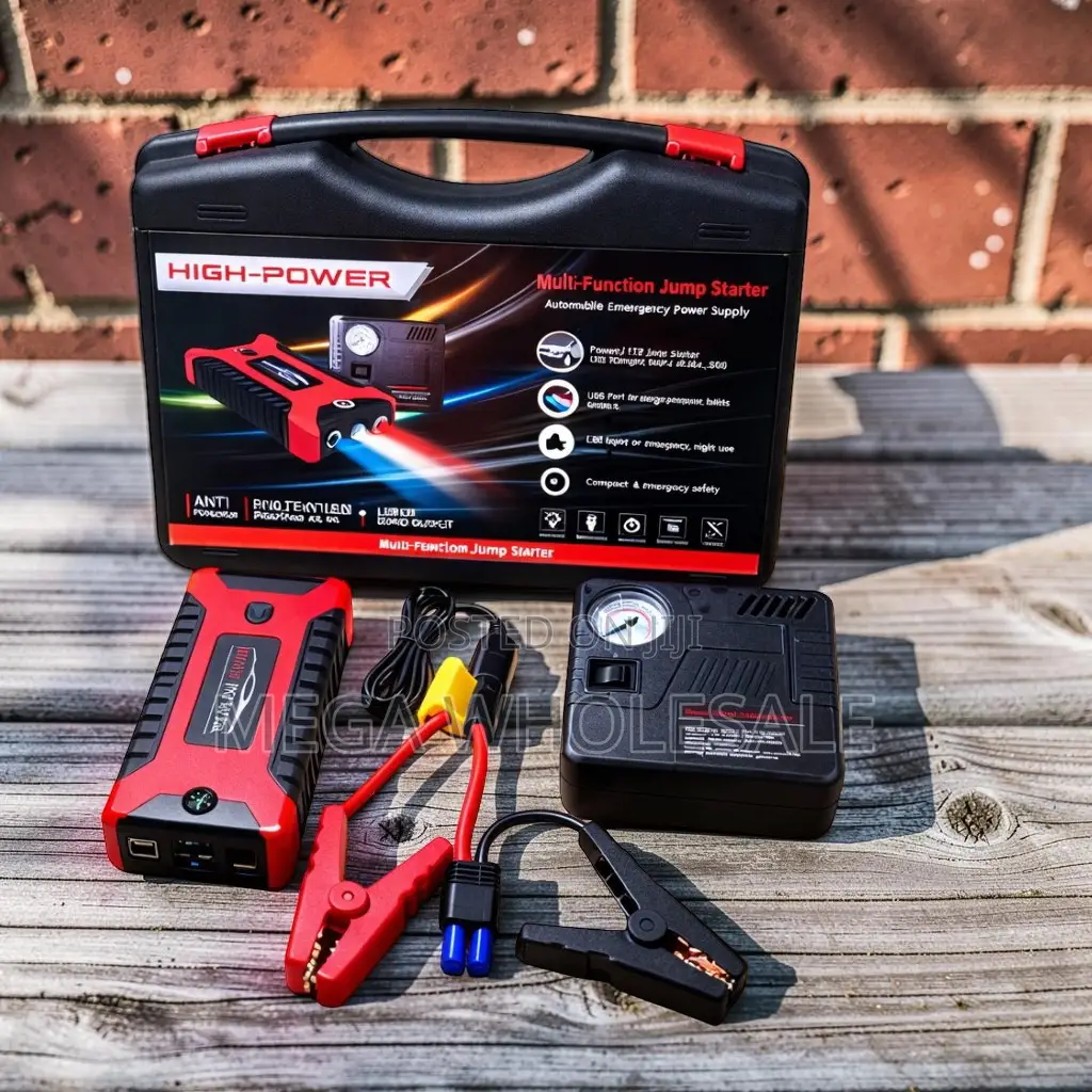 Wholesale Deals 12V 99800mAh Car Jump Starter With Air Compressor