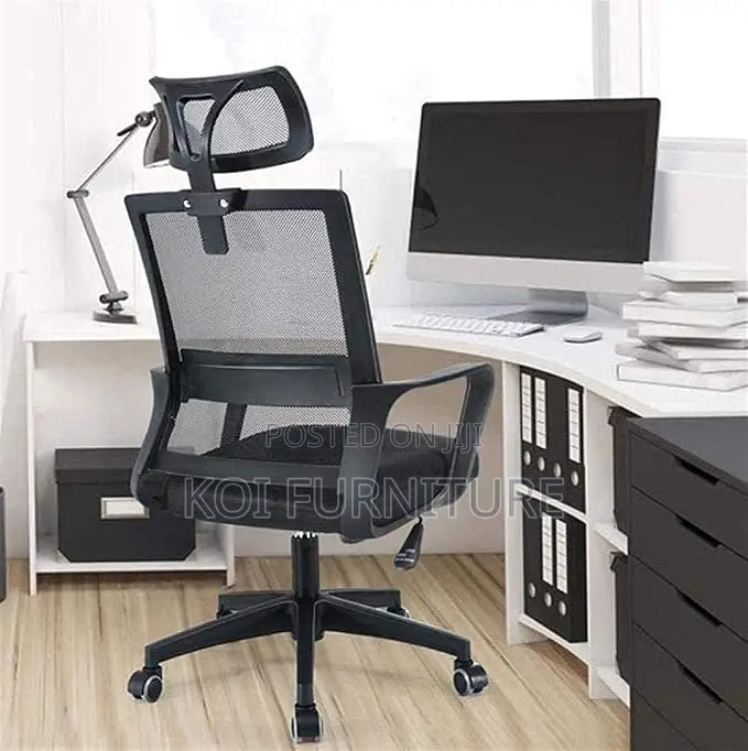 Office Chairs; Reclining Fabric Headrest Office Workstation Seat