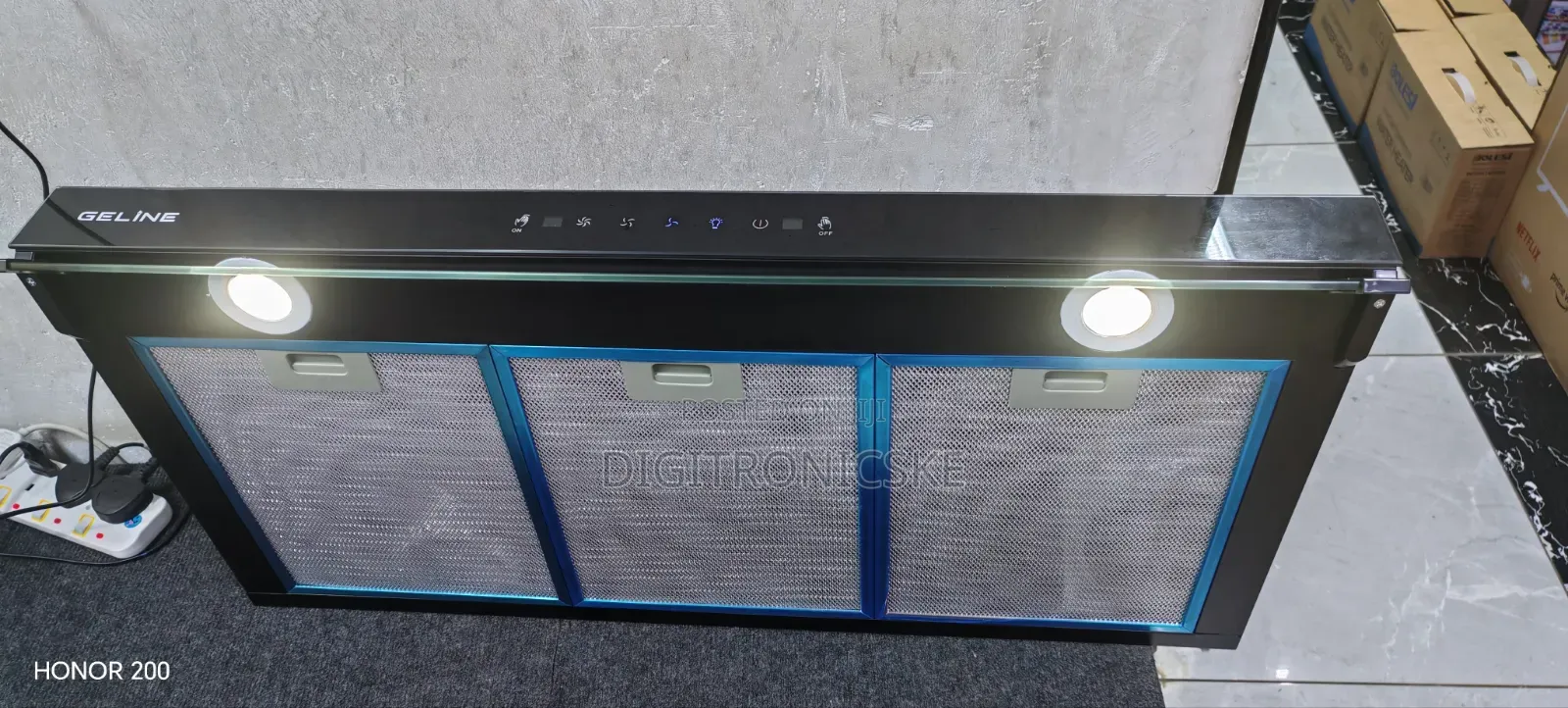 Geline 90cm Digital Kitchen Hood