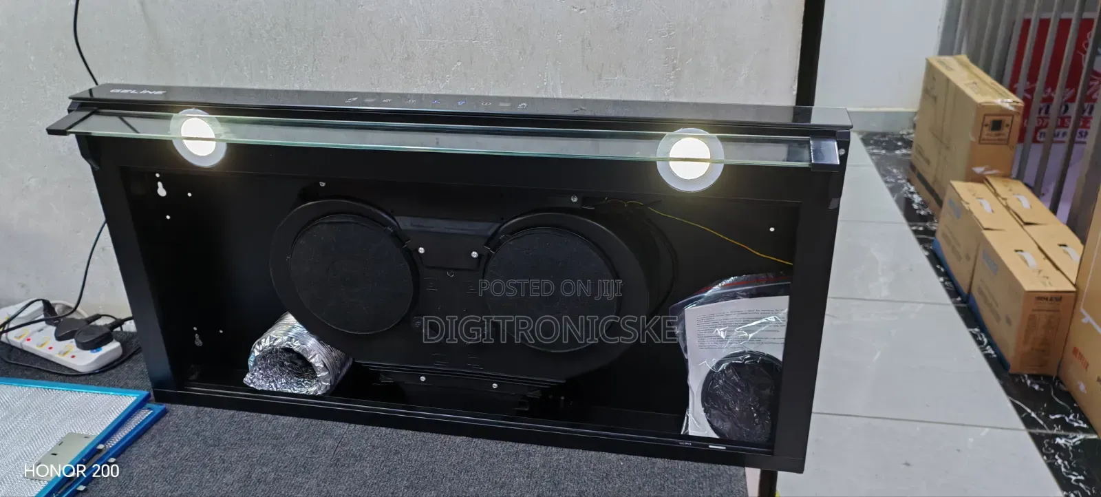 Geline 90cm Digital Kitchen Hood