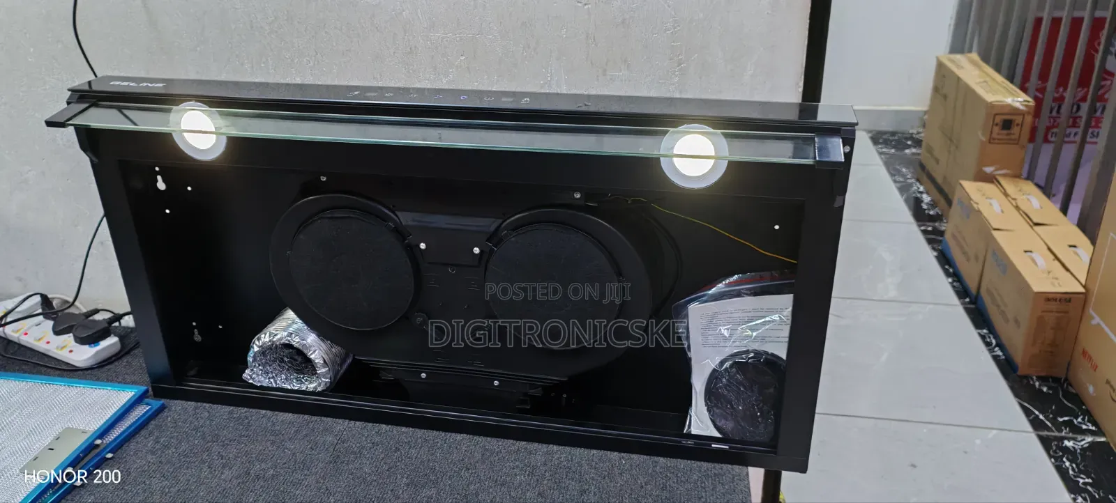 Geline 90cm Digital Kitchen Hood