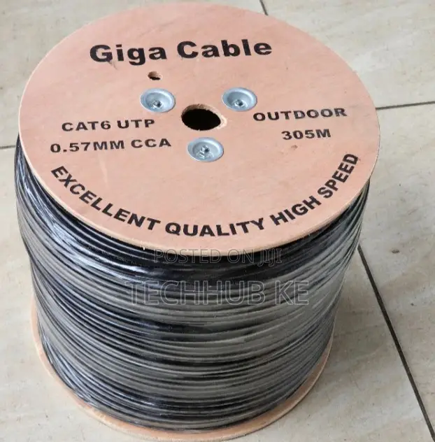 Cat 6 Outdoor Ethernet Cable 305 Metres 4 Pairs