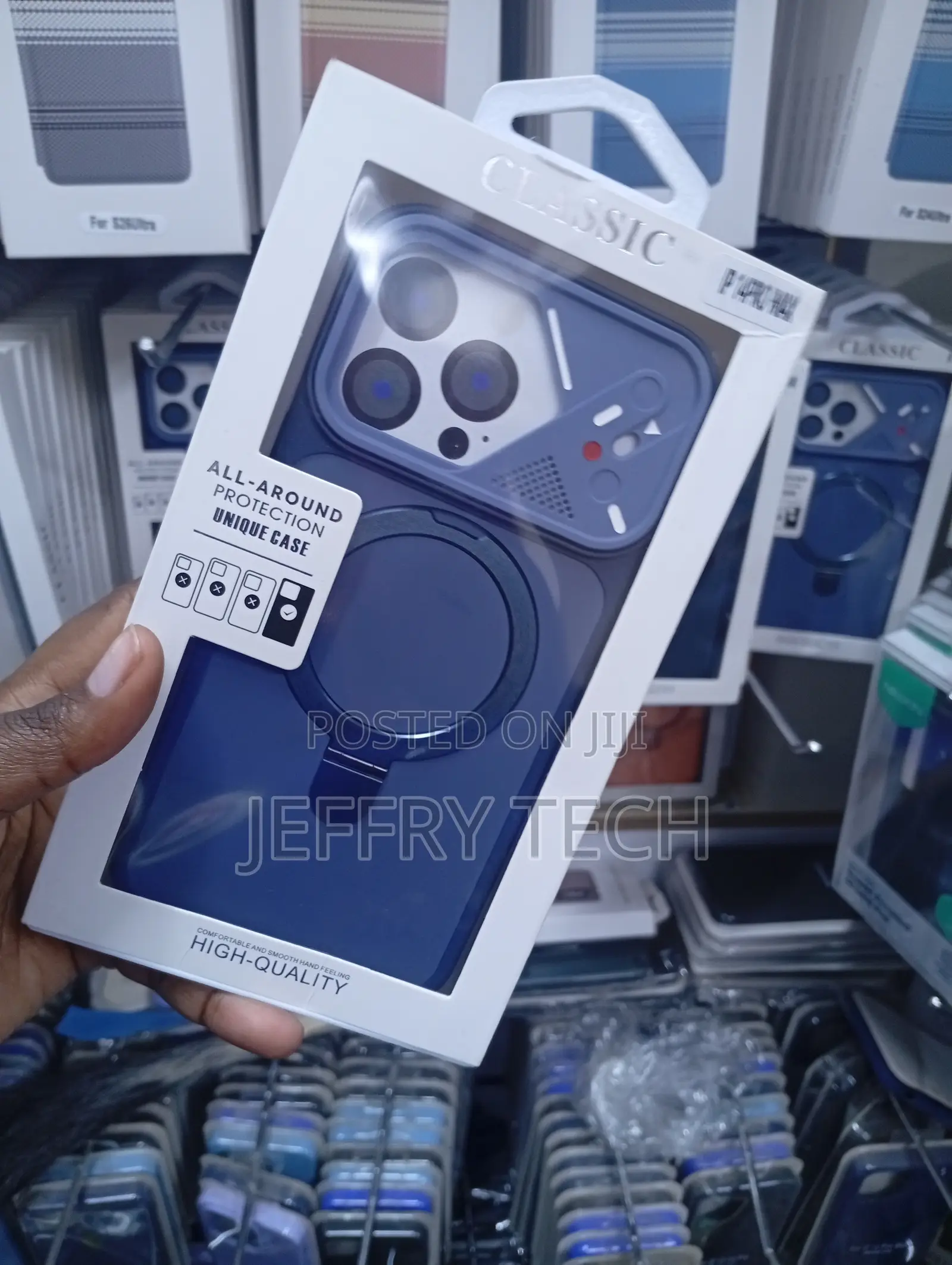 Ring Kickstand and Camera Slider Shield for the iPhone 14 Pro Max.