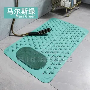 45x60cm Bathroom Anti Slip Mat With Foot Scrub Pad