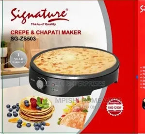 Electric Crepe, Chapati Maker/ Non Stick 2layer Coating