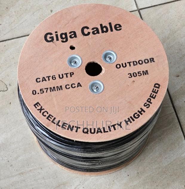 E-Link Cat6 UTP 23AWG Outdoor Cable:305M - main view