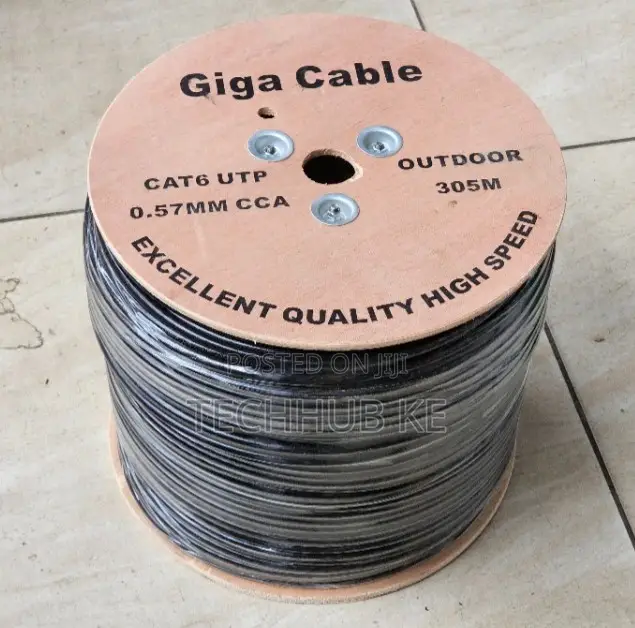 Giga Cable CAT6 UTP Outdoor Network Cable 305M – 0.57mm CCA