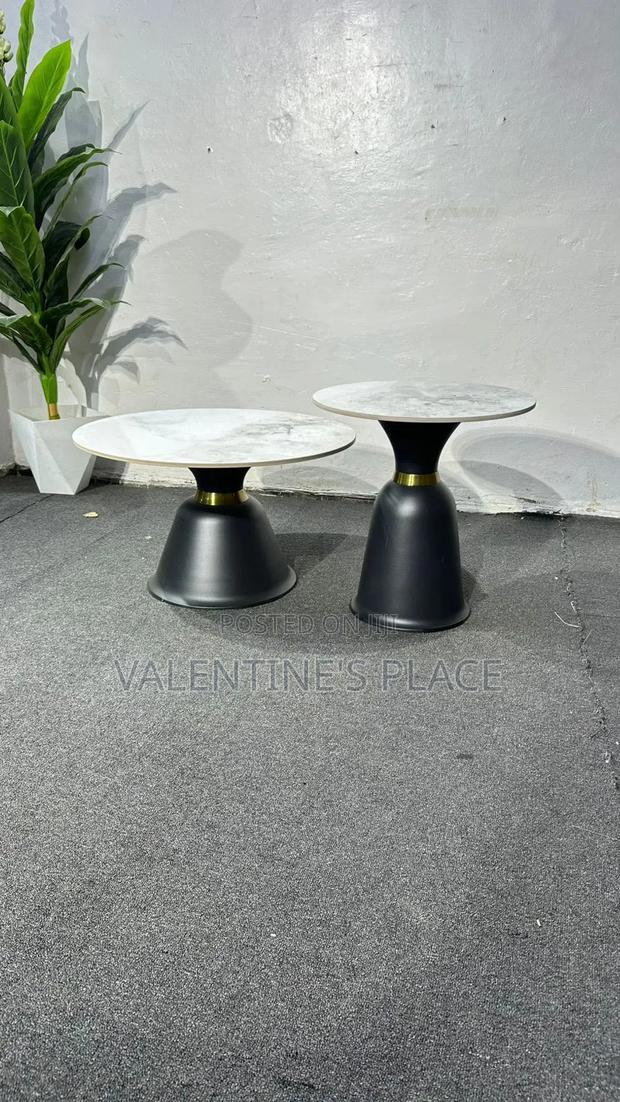 Nesting Coffee Tables*
 With a Black or White Finish Metal Base.