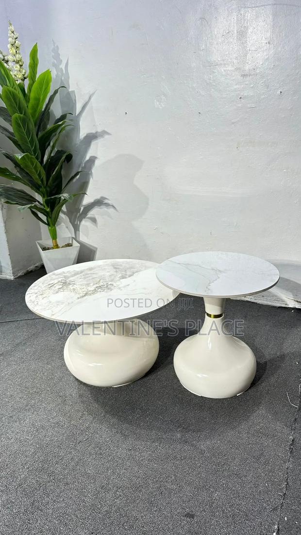 Nesting Coffee Tables*
 With a Black or White Finish Metal Base. - thumbnail 2