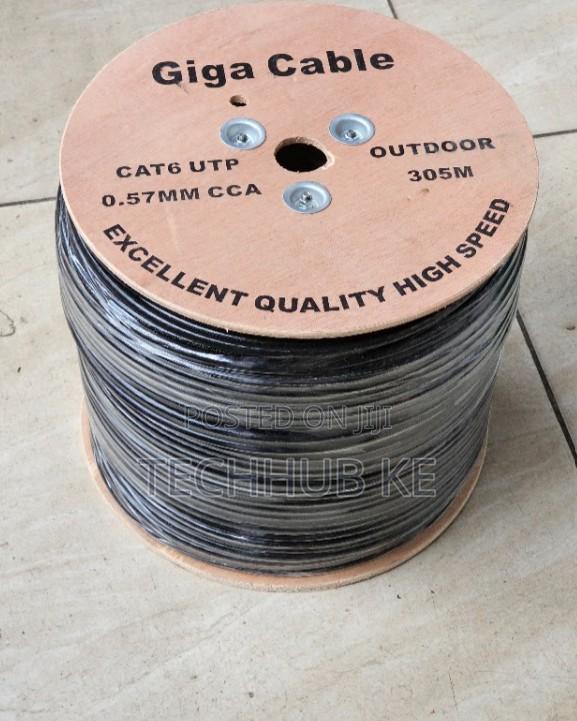 CAT6 UTP Outdoor Ethernet Cable 305M 0.57mm CCA