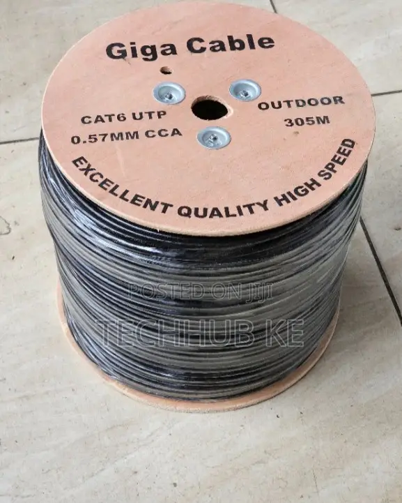 CAT6 UTP Outdoor Ethernet Cable 305M 0.57mm CCA