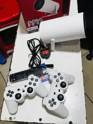 Mini HD Game Console Projector, Classic Games With Dual Controllers