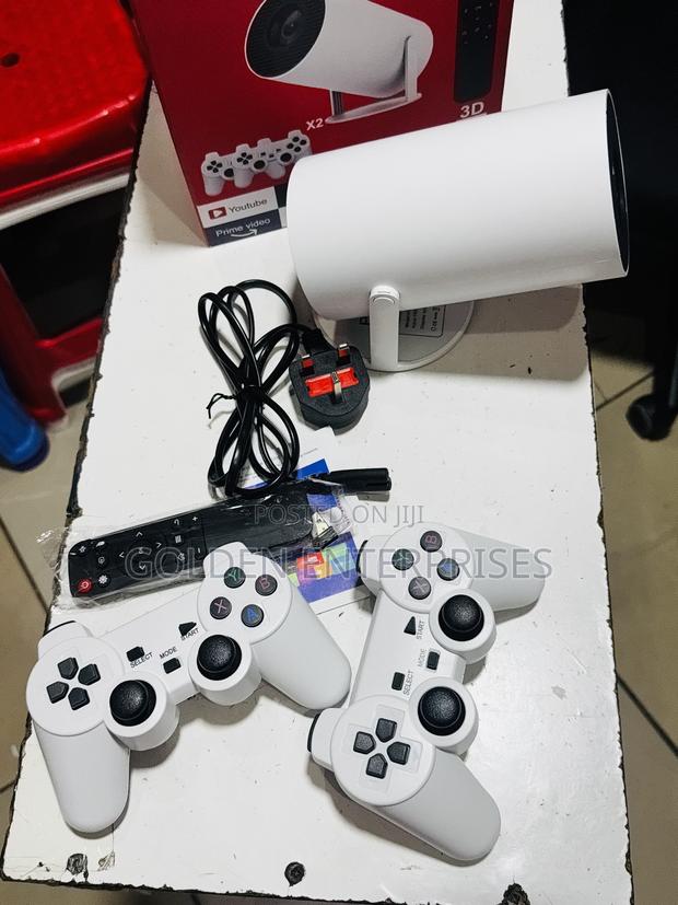 Mini HD Game Console Projector, Classic Games With Dual Controllers - main view
