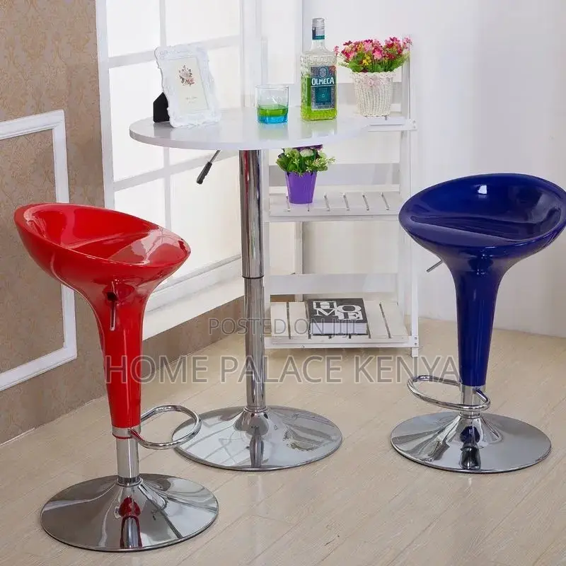 Bar Stool; Comfortable Plastic Adjustable Counter Height Stool