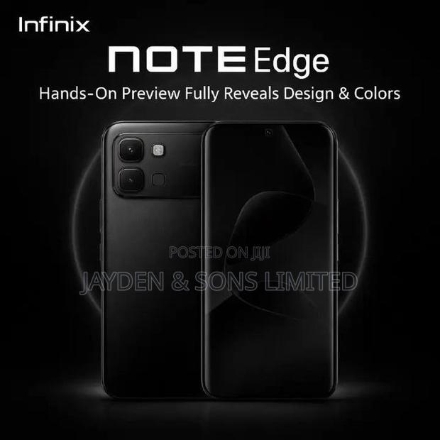New Infinix Note Edge 256 GB Black - thumbnail 2