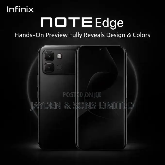 New Infinix Note Edge 256 GB Black