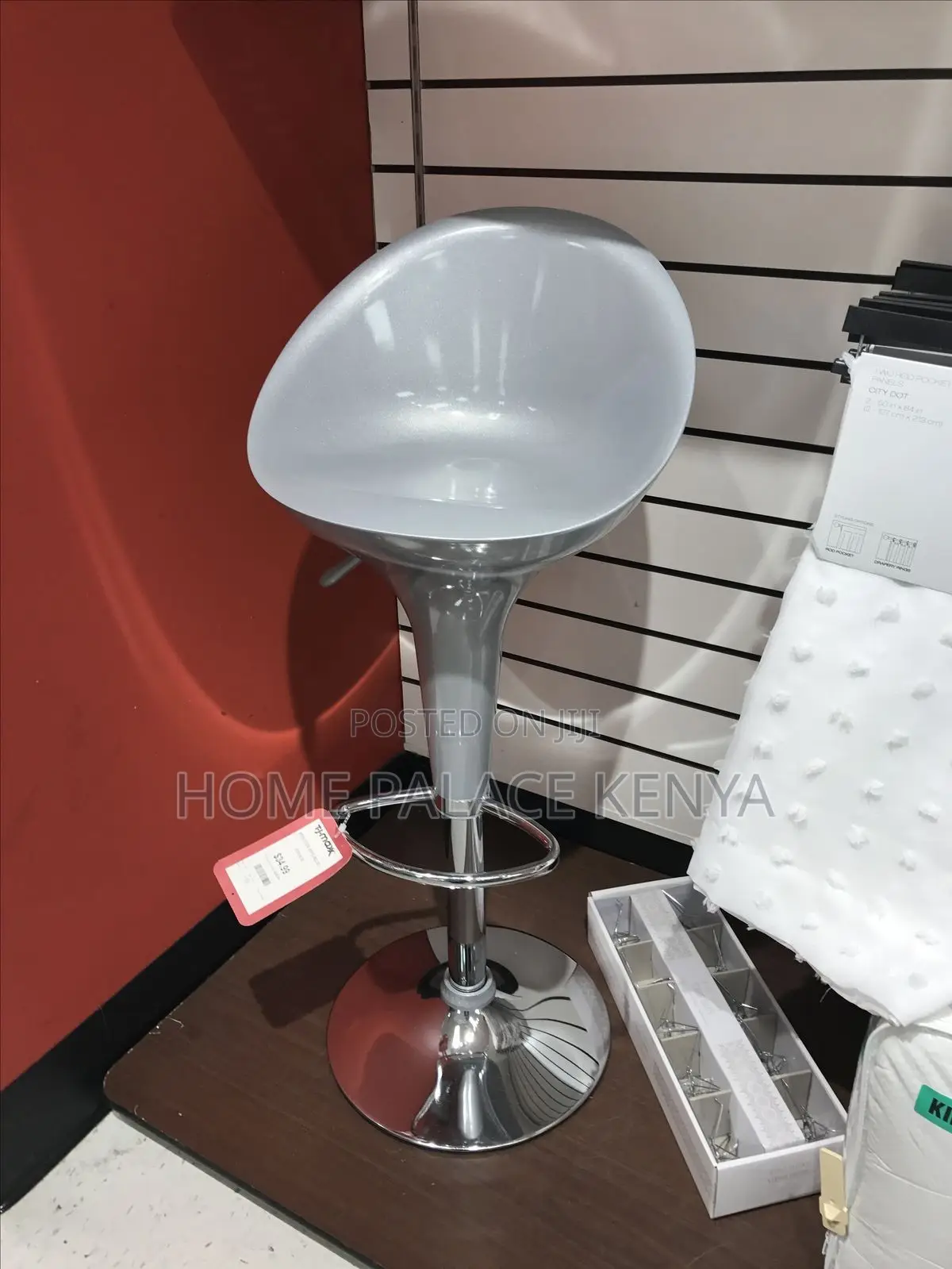 Bar Stool; Comfortable Plastic Adjustable Counter Height Stool