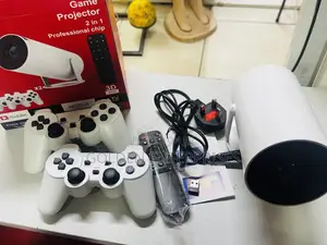 2-in-1 Projector and Retro Gaming Console, Family Entertainment System