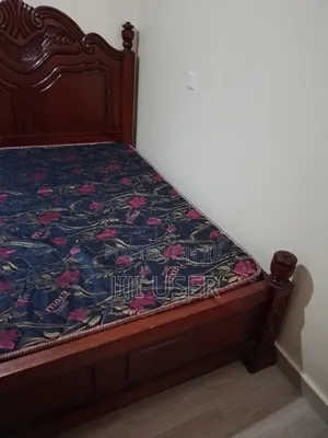 Strong 5 by 6 Mahogany Bed With a Bobmil Amara Mattress